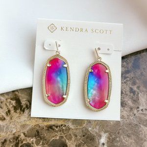 Kendra Scott | Gold Elle Watercolor Illusion Drop Earrings